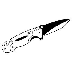 Obraz premium cutter and knife vector illustration design