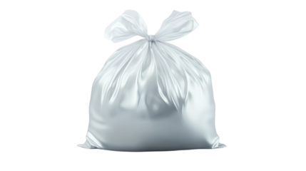 trash bag isolated on white transparent background