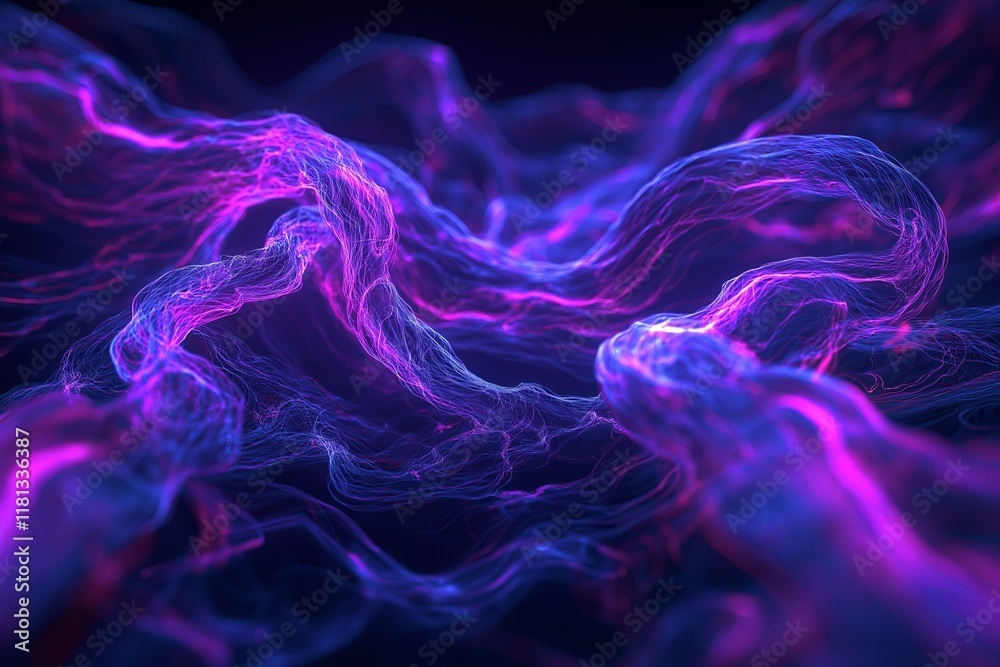 Poster a fractal flame that twists and dances like liquid fire in the air.