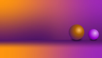 background for promotion on social media with bright yellow and purple gradient colors.
