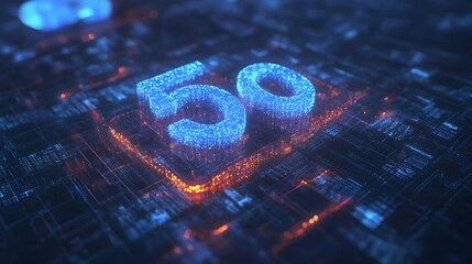 High-speed wireless network technology showcasing 5G and cloud computing, emphasizing global connectivity, smart city development, and financial synchronization -