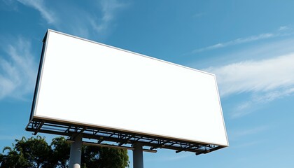 Fototapeta premium clean outdoor advertising space for marketing designs