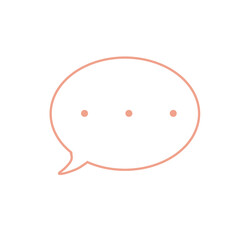 Obraz premium chat bubble icon with three dots 
