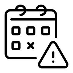 Fototapeta premium expired line icon