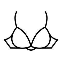 Underwear Bra icon design vector template