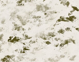 Grunge Watercolor Texture with Green and Neutral Tones