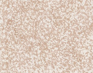 Minimalist Abstract Leaf Pattern in Soft Beige Tones