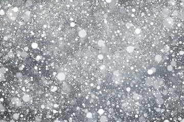 Silver Shimmering Icicles Falling in Snowy Landscape
