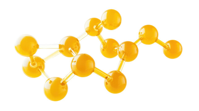 Molecular and DNA model transparent background