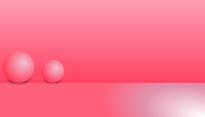 the background for product promotion on social media is bright pink with a subtle gradient.