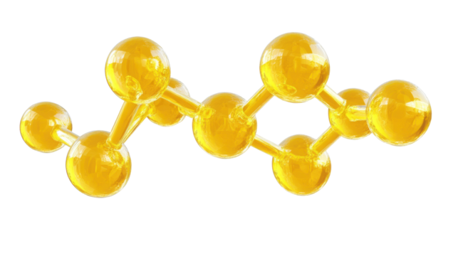 Molecular and DNA model transparent background - Powered by Adobe