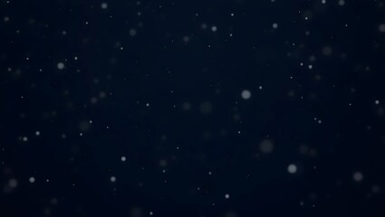 Graceful Snowfall Against a Midnight Sky.