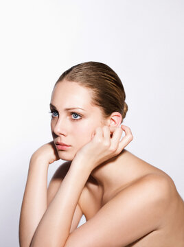 Portrait of a young woman
