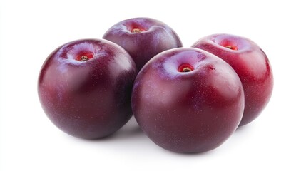 Fresh plum with a smooth skin and vibrant color, perfect for healthy recipes.