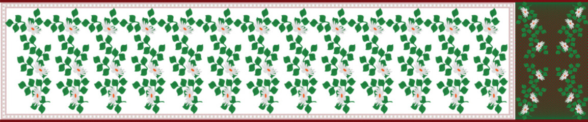 saree design illustration