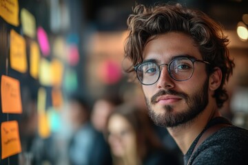 Young entrepreneurs working on a new business plan, surrounded by innovative technology and digital tools. Investors reviewing pitch decks and discussing the growth potential of a startup