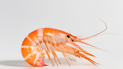 Shrimp isolated on white background