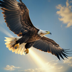 Obraz premium Eagle atack