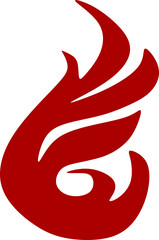 Naklejka premium fire