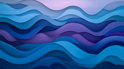 Fototapeta premium Colorful abstract wave background design with ocean-inspired patterns and curves