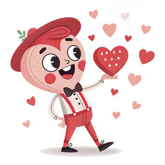 Valentine’s Day Character Design - Cute and Romantic Illustrations