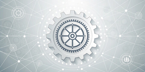 Grey Geometric Business Background Features a Captivating Design for Professional Use