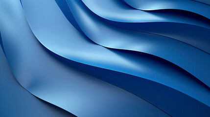Abstract Smooth Blue Wave Texture Illustration for Modern Design Projects with Elegant Flowing Layers