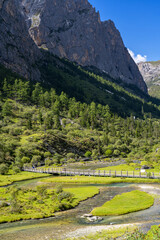 Hengduan Mountains in Yading, Daocheng, China