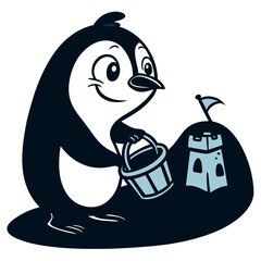 fun-charming-mascot-silhouette-vector-icon-design