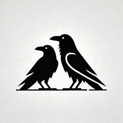 Fototapeta premium Hugin and Munin 