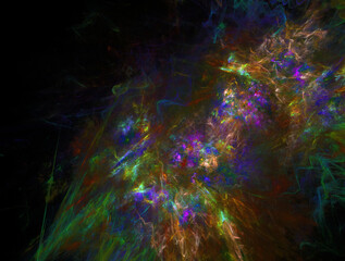 Imaginatory fractal abstract background Image
