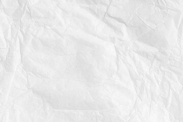 abstract background of crumpled white paper texture close up