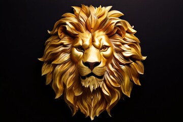 lion notes shaped like a lions mane with golden yellow tones