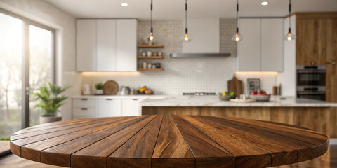 Stock Photo Features a Stunning Wooden Table with Selected Items for a Cozy Feel