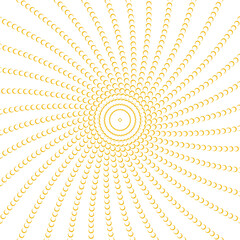 yellow sun burst