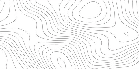 Abstract white contour wave lines topographic background, lines map seamless pattern, modern wallpaper texture and realistic design used for banner and posters, mountain relief geographic pattern.	
