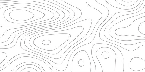 Abstract white contour wave lines topographic background, lines map seamless pattern, modern wallpaper texture and realistic design used for banner and posters, mountain relief geographic pattern.	