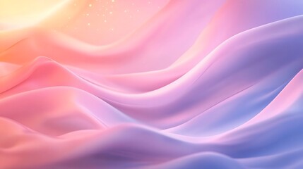 Obraz premium Abstract Pastel Pink and Purple Waves Background