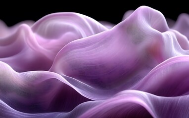 Abstract purple fabric waves.