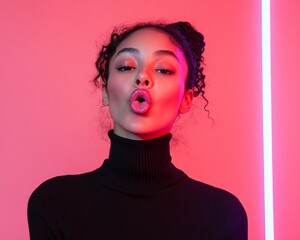 Bold Playful Expression for Be Nasty Day and More Celebrating Humor in Life