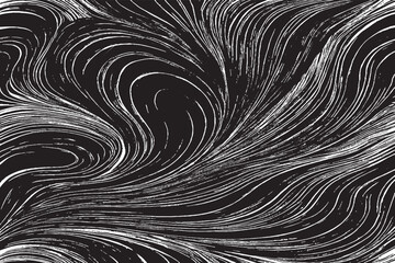 Elegant Abstract Wavy Texture with Flowing White Lines