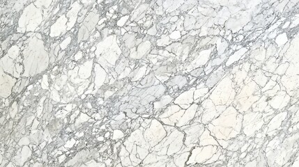 Fototapeta premium A close-up of a light-colored marble surface featuring a delicate pattern of gray veining and natural texture.
