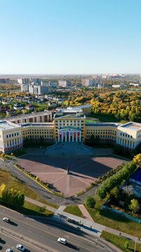 View of the university in Astana