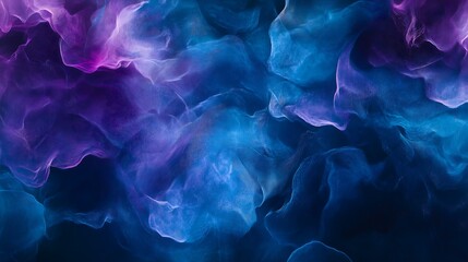 Obraz premium A vibrant blend of purple and blue hues creates an ethereal, abstract background.