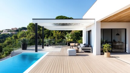 Modern Villa with Infinity Pool and Panoramic View