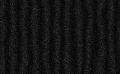 Black fabric texture with a rough, grunge surface design