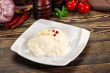 Italian soft young cheese burrata