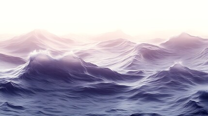 Abstract purple ocean waves.