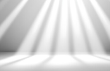 White background, flat surface, light and shadow