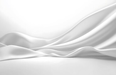 White background, flat surface, light and shadow